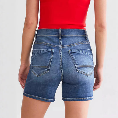 Womens Casual Stretchy Skinny Shorts