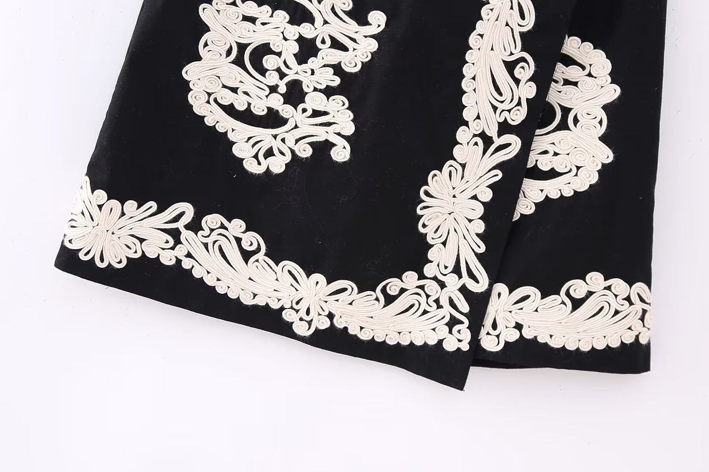 Womens Suspenders Embroidered Suspenders Skirt