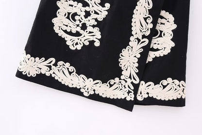 Womens Suspenders Embroidered Suspenders Skirt