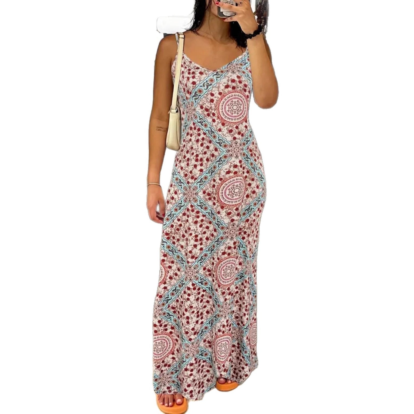 New Womens Backless Slip Dress