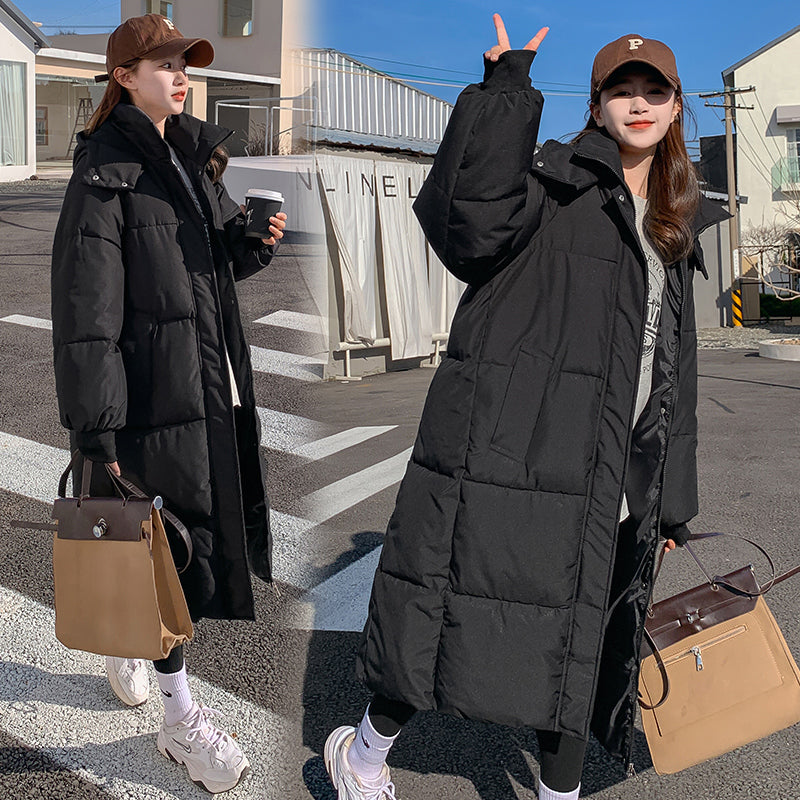 Loose Mid-length Puffer Down Jacket For Women
