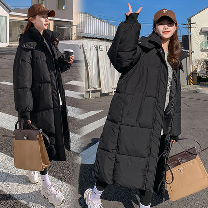 Loose Mid-length Puffer Down Jacket For Women